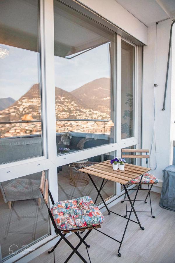 Lakeview Panorama Penthouse With Washer & Dryer Lugano Esterno foto