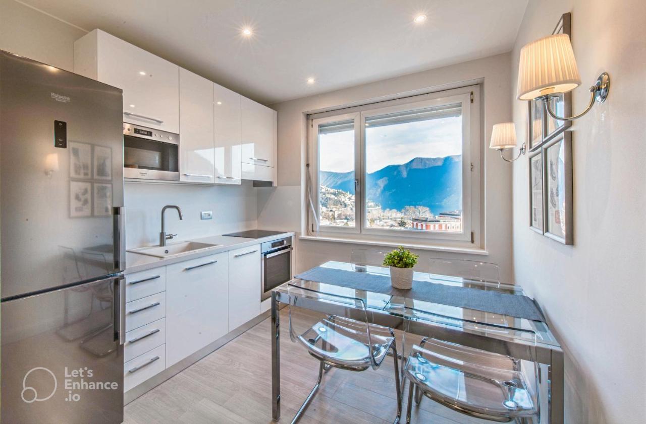 Lakeview Panorama Penthouse With Washer & Dryer Lugano Esterno foto